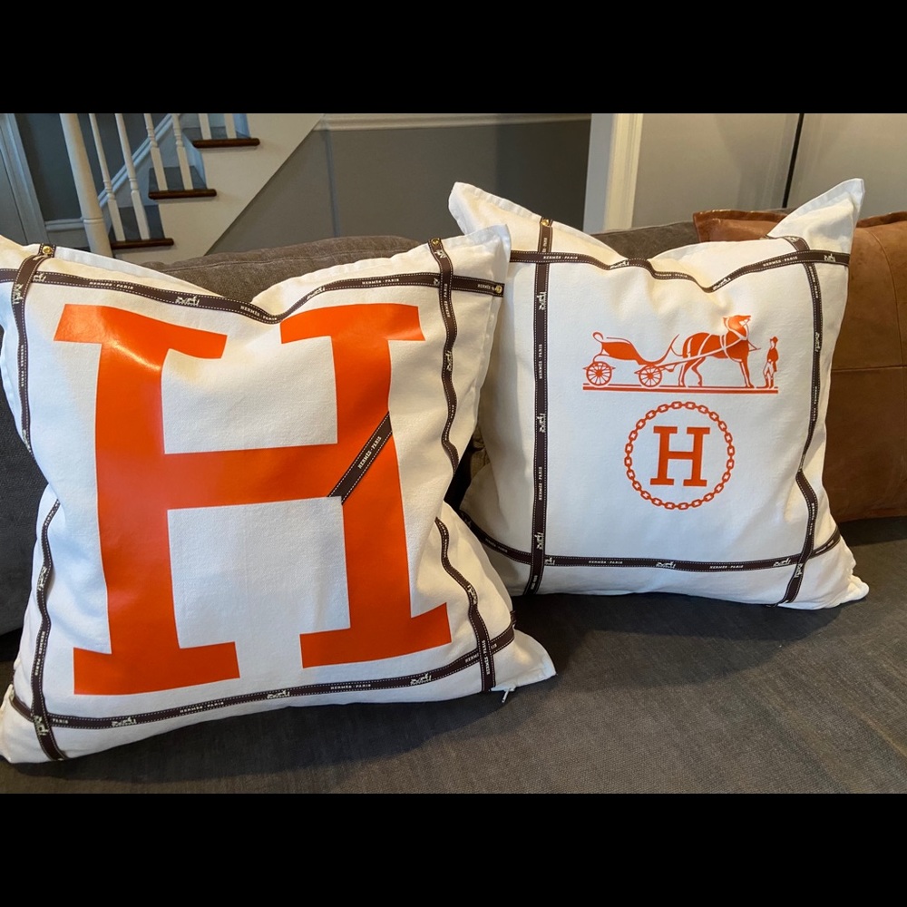 Designer inspired pillows. 20 x 20.